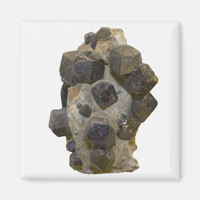 Spessartite in Matrix Magnet (Front)