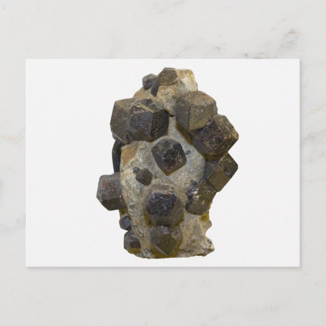 Spessartite in Matrix Postcard (Front)