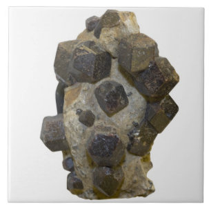 Spessartite in Matrix Tile