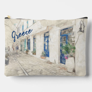 Spetses traditionally Greek streets Accessory Pouch
