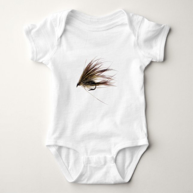 Spey Fly Baby Bodysuit (Front)
