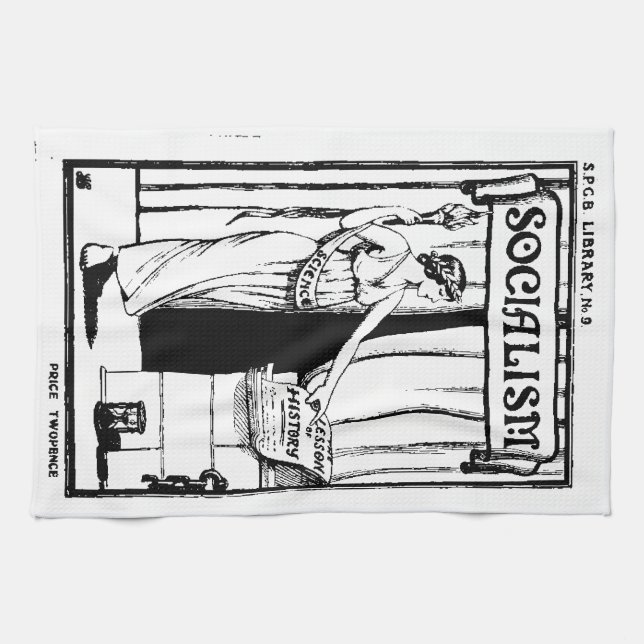 SPGB Library No 9 Socialism (1920) pamphlet cover Kitchen Towel (Horizontal)