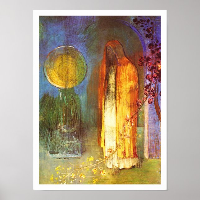 Sphere by Odilon Redon Poster (Front)