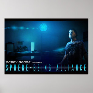 Sphère étant affiche d'Alliance