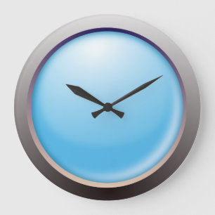 Sphere Framed Large Clock