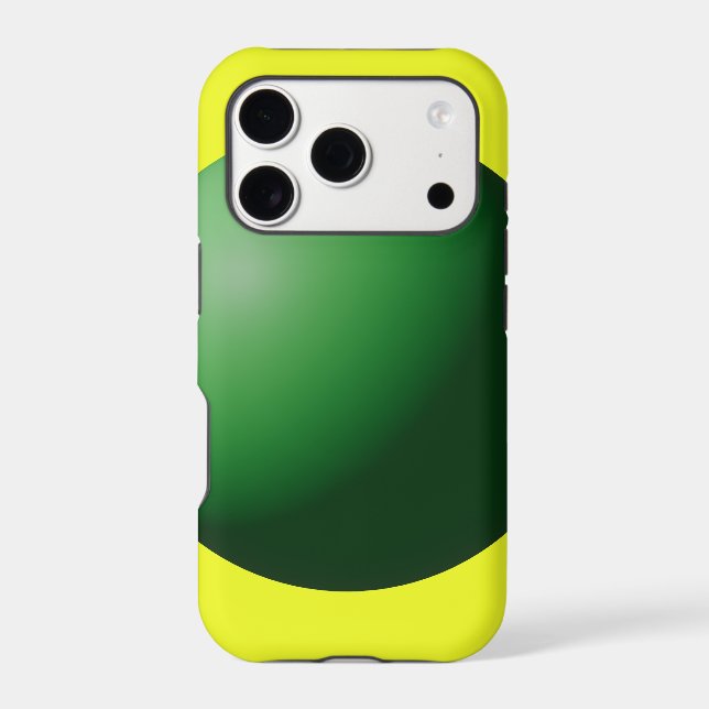 Sphère verte sur jaune (Verso)