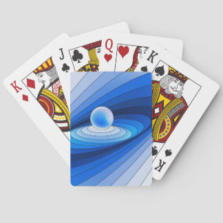 Sphere With Ripples Classic Playing Cards