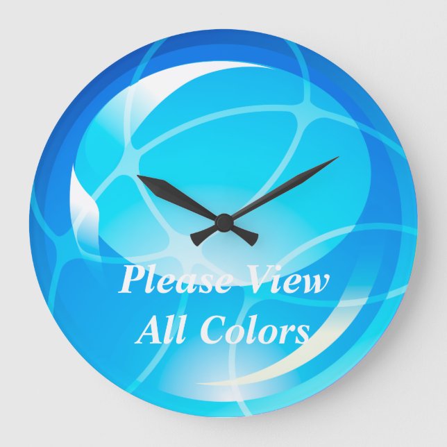 Spheres 1-10 Wall Clocks (Front)