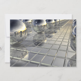 Spheres and Mirrors Holiday Card