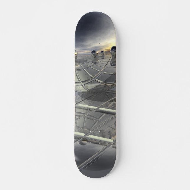 Spheres and Mirrors Skateboard (Front)