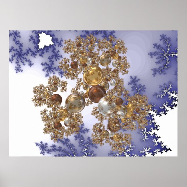 Spheres Fractal Poster (Front)