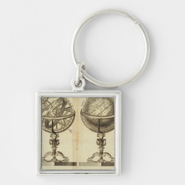 Spheres of the Globe Keychain (Front)