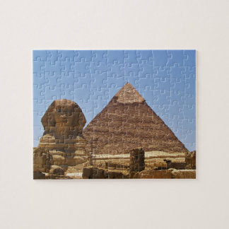Sphinx And Pyramid Jigsaw Puzzle