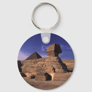 Sphinx and Pyramids at Giza Cairo Egypt Keychain