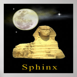 sphinx at nght poster