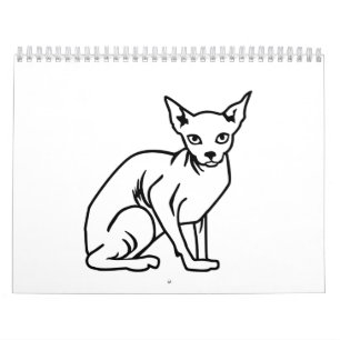 Sphinx cat calendar