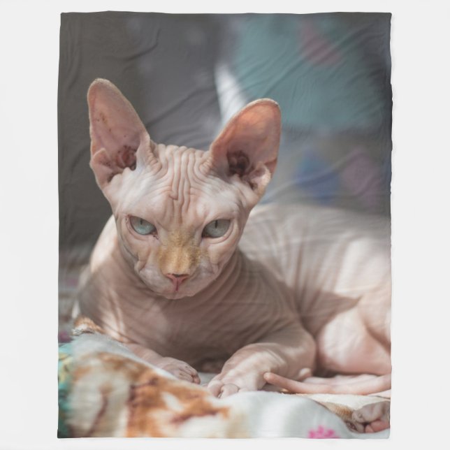 SPHINX CAT FLEECE BLANKET (Front)