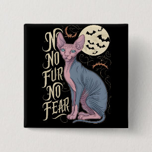 Sphinx Cat Horror Stories 2 Inch Square Button