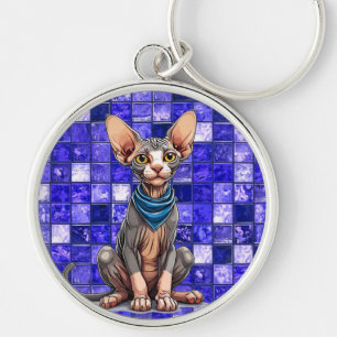 Sphinx cat keychain