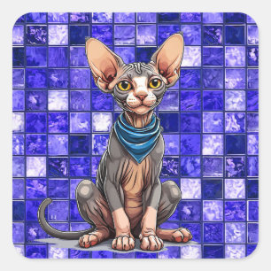 Sphinx cat Modern Pet Lover Decor Sticker 🎁