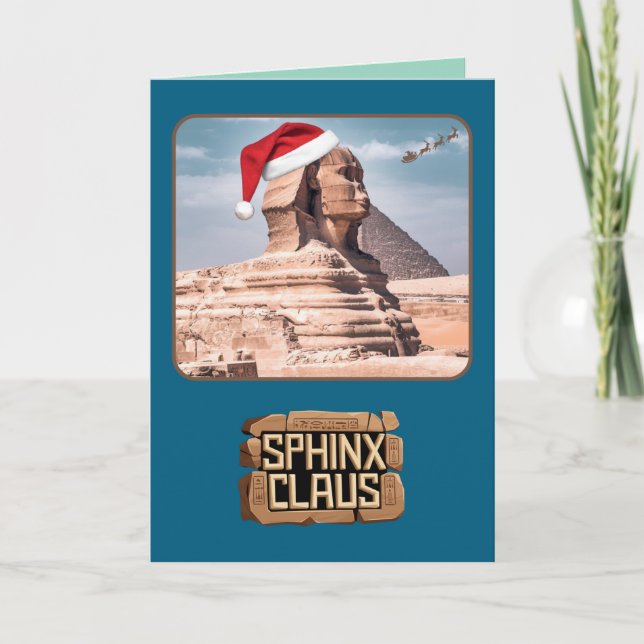 Sphinx Clause Holiday Card (Front)