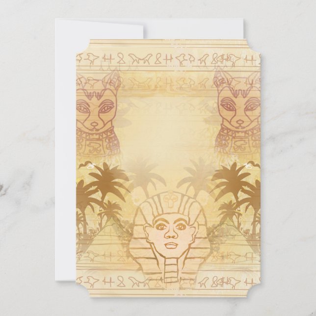Sphinx de Giza Invitation (Devant)