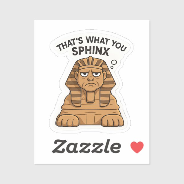 Sphinx Legendaire Premium Vinyl Sticker (Feuille)