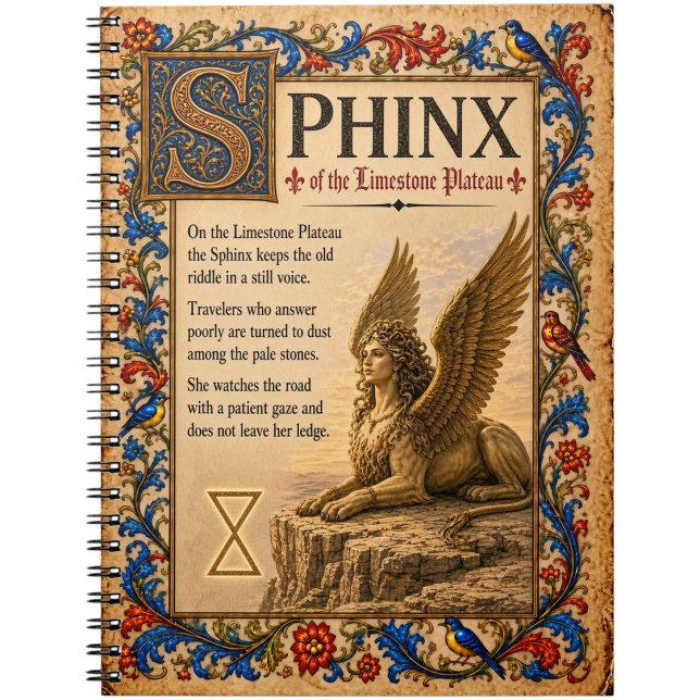 Sphinx, Medieval Bestiary Art Notebook (Creator Uploaded)