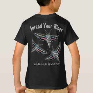Sphinx Moth Insect Photo Pocket Back Template T-Shirt
