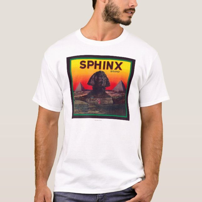 Sphinx Orange LabelLindsay, CA T-Shirt (Front)