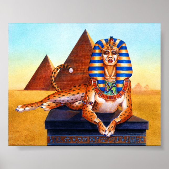 Sphinx with Golden Eyes Poster (Front)