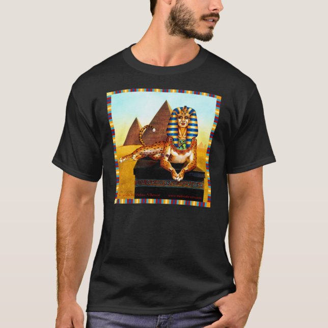 Sphinx with Golden Eyes T-Shirt (Front)