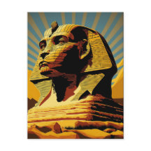 Sphinx Wonders of the World Pop Art 