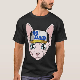 Sphynx Cat 1 Dad Father's Day T-Shirt