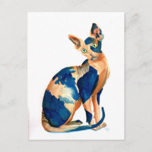 Sphynx Cat 6 Postcard