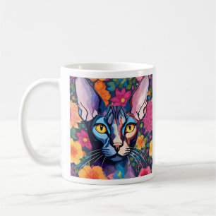 Sphynx Cat Art  Coffee Mug