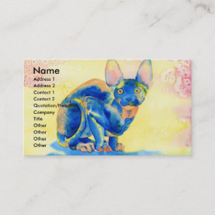 Sphynx Cat Business Cards