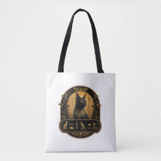 Sphynx Cat Canvas Tote Bag Egyptian Aesthetic⁠
