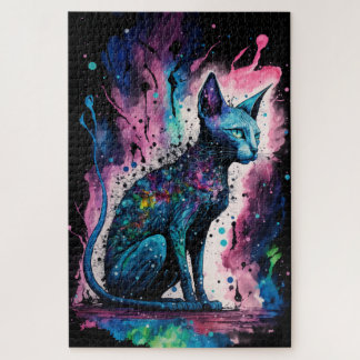 Sphynx Cat I Original Art Jigsaw Puzzle
