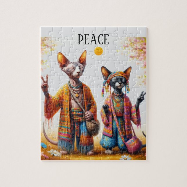  Sphynx Cat Jigsaw Puzzle (Vertical)