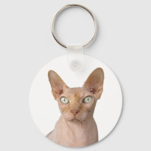 Sphynx Cat Keychain