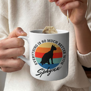 Sphynx Cat Life is Better Quote  Coffee Mug
