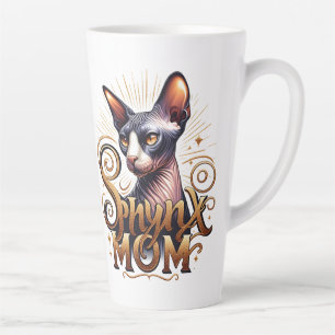 Sphynx Cat Mom Latte Coffee Mug Mother's Day