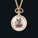 Sphynx Cat Mom Watch Necklace Jewellery<br><div class="desc">Sphynx Cat Mom Watch Necklace Jewellery for hairless cat moms.</div>