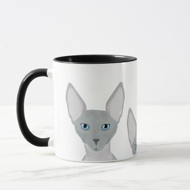 Sphynx Cat Mug (Left)