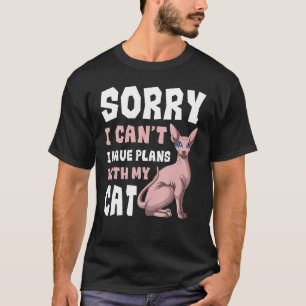 Sphynx Cat Owner Breeder Hairless Pet Animal T-Shirt