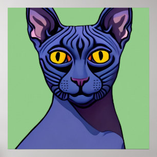 Sphynx Cat Poster