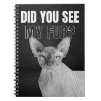 Sphynx Cat Sarcastic Fur Humor Illustration