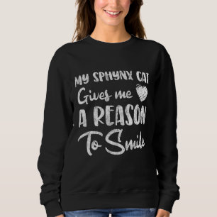 Sphynx Cat Smile Sweatshirt