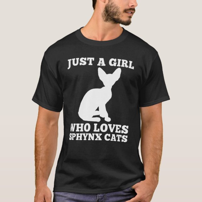 Sphynx Cat T-Shirt (Front)